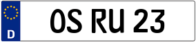 Truck License Plate